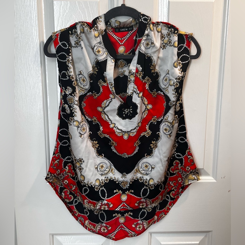 Thrifted Silky Shein Shirt